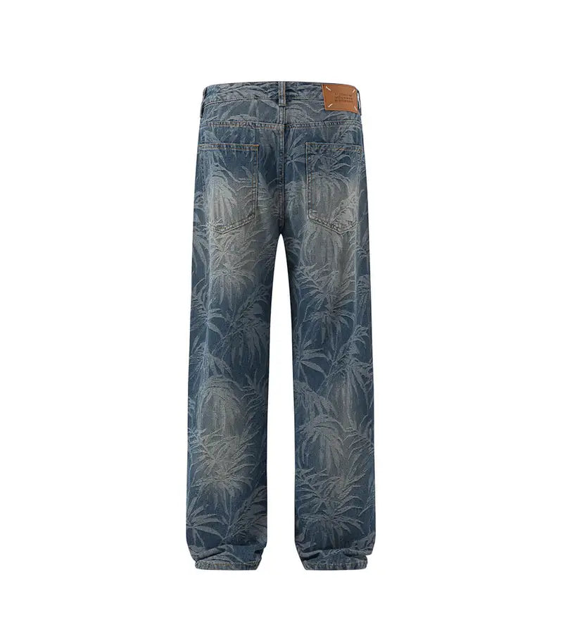 Leaves Relaxed Jeans