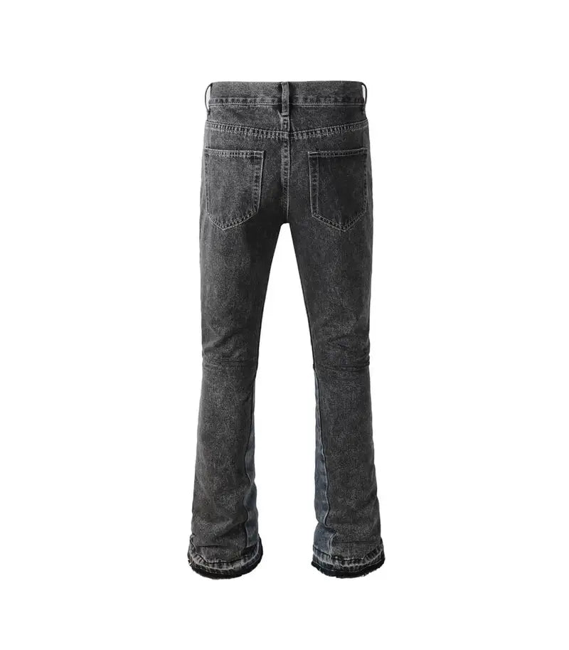 Basic Gray Flared Jeans