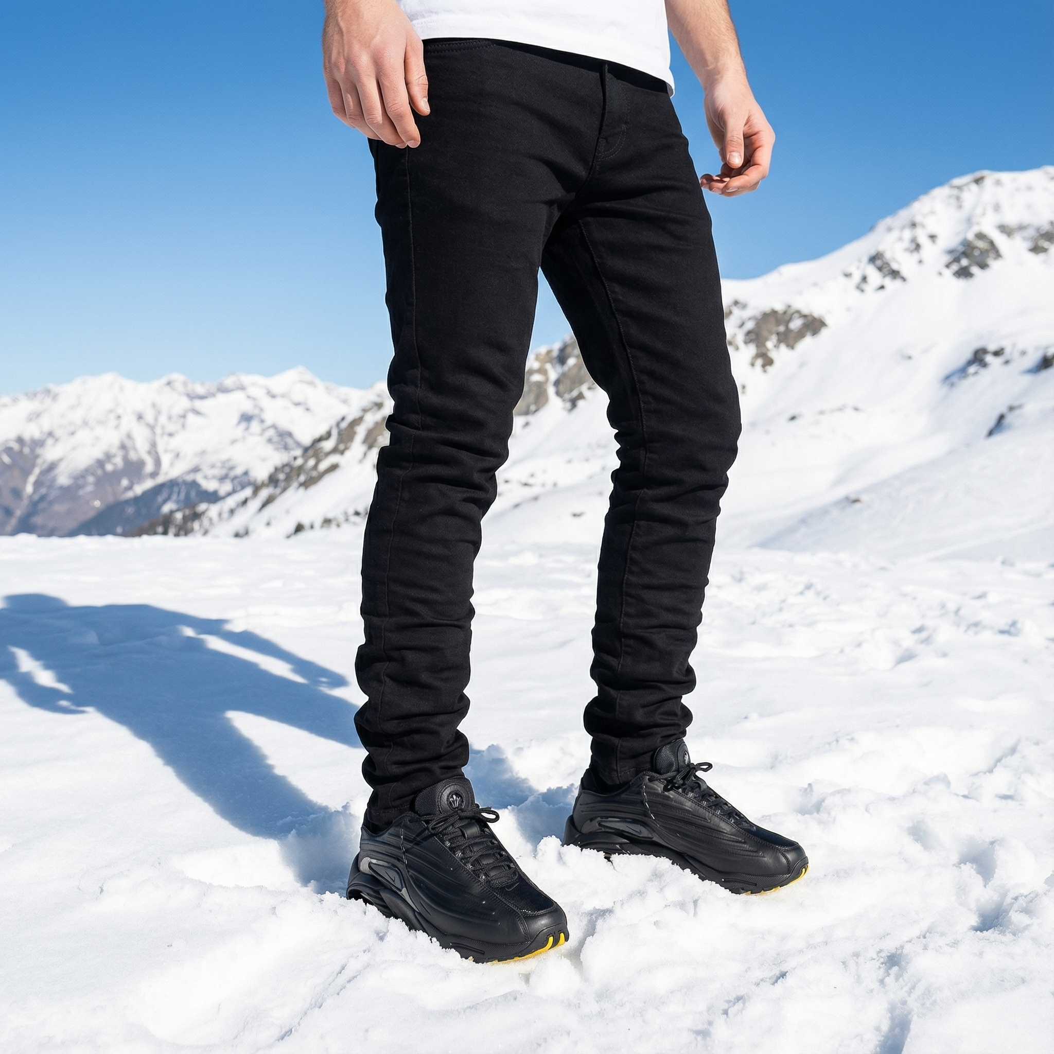 Classic Black Slim Fit Jeans