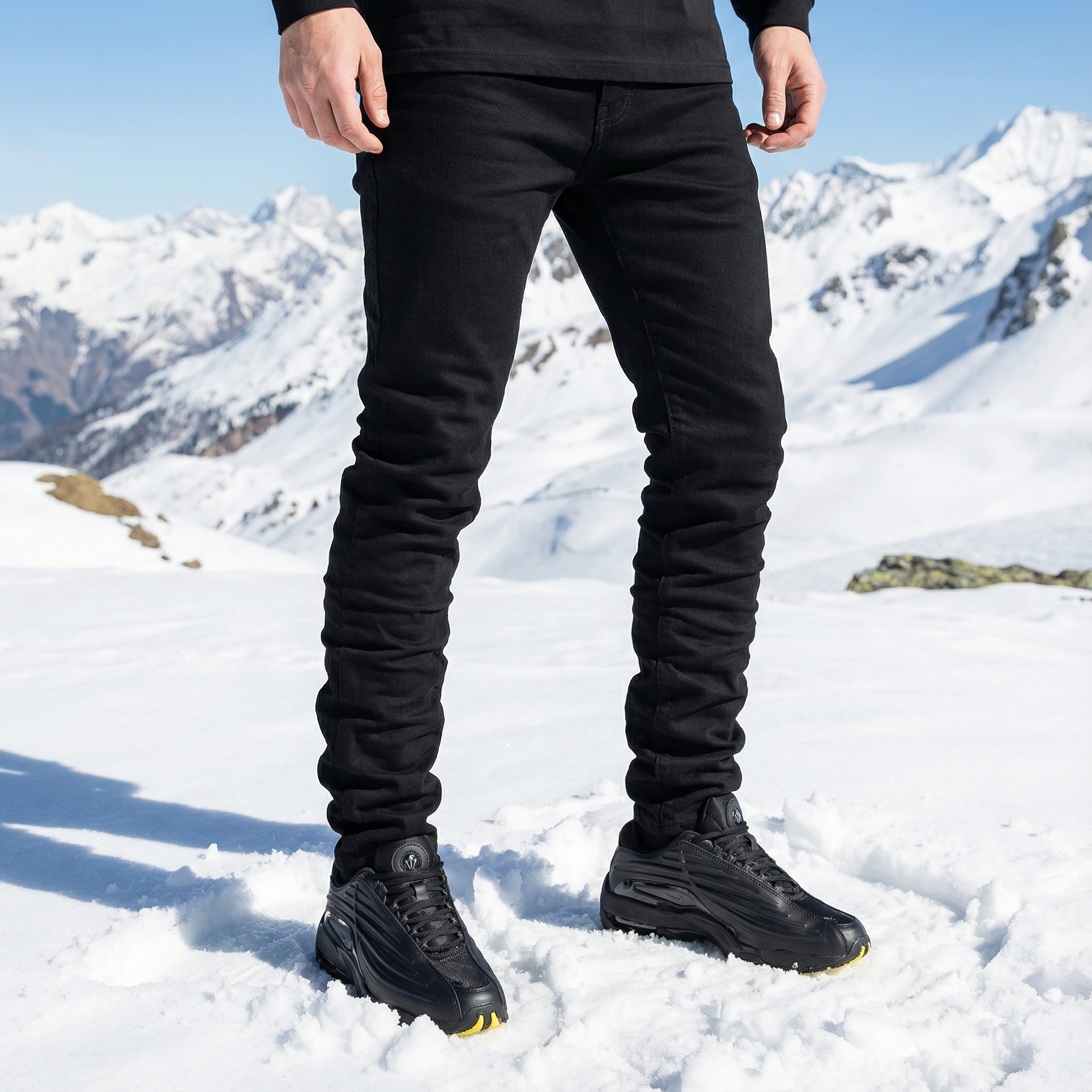 Classic Black Slim Fit Jeans