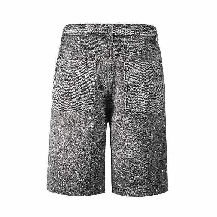Gray Diamonds Jorts