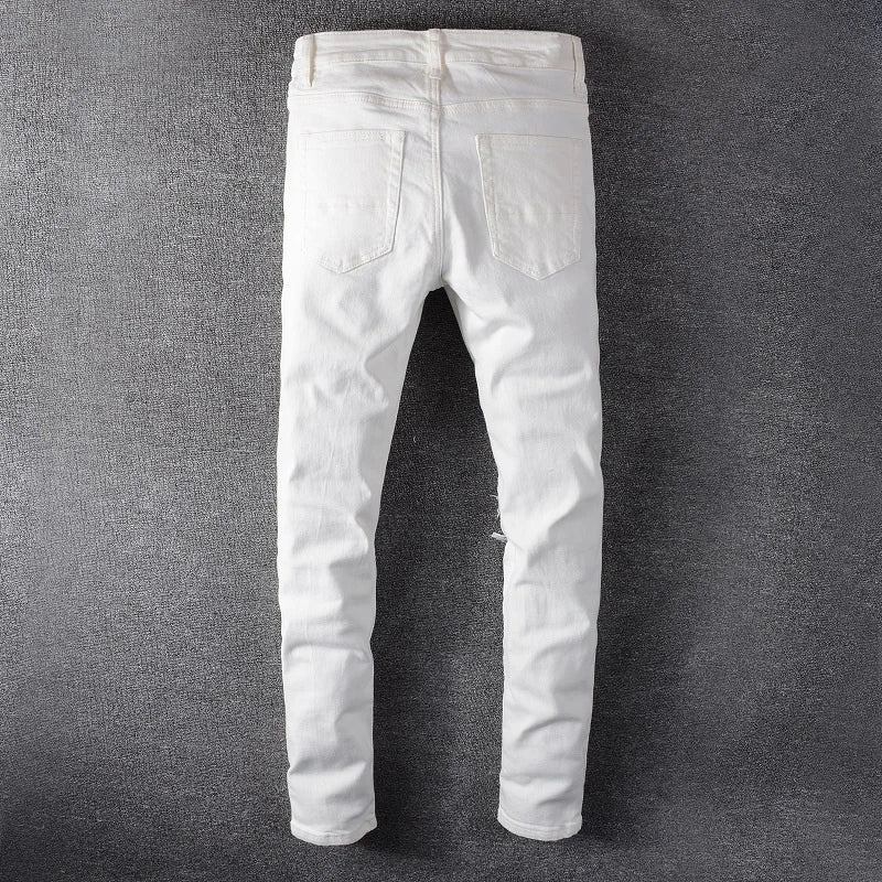 Diamond White Slim Fit Jeans