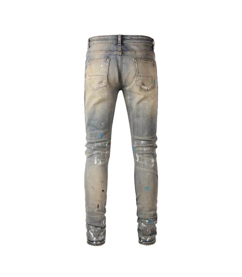 Hand Painted Skinny Jeans