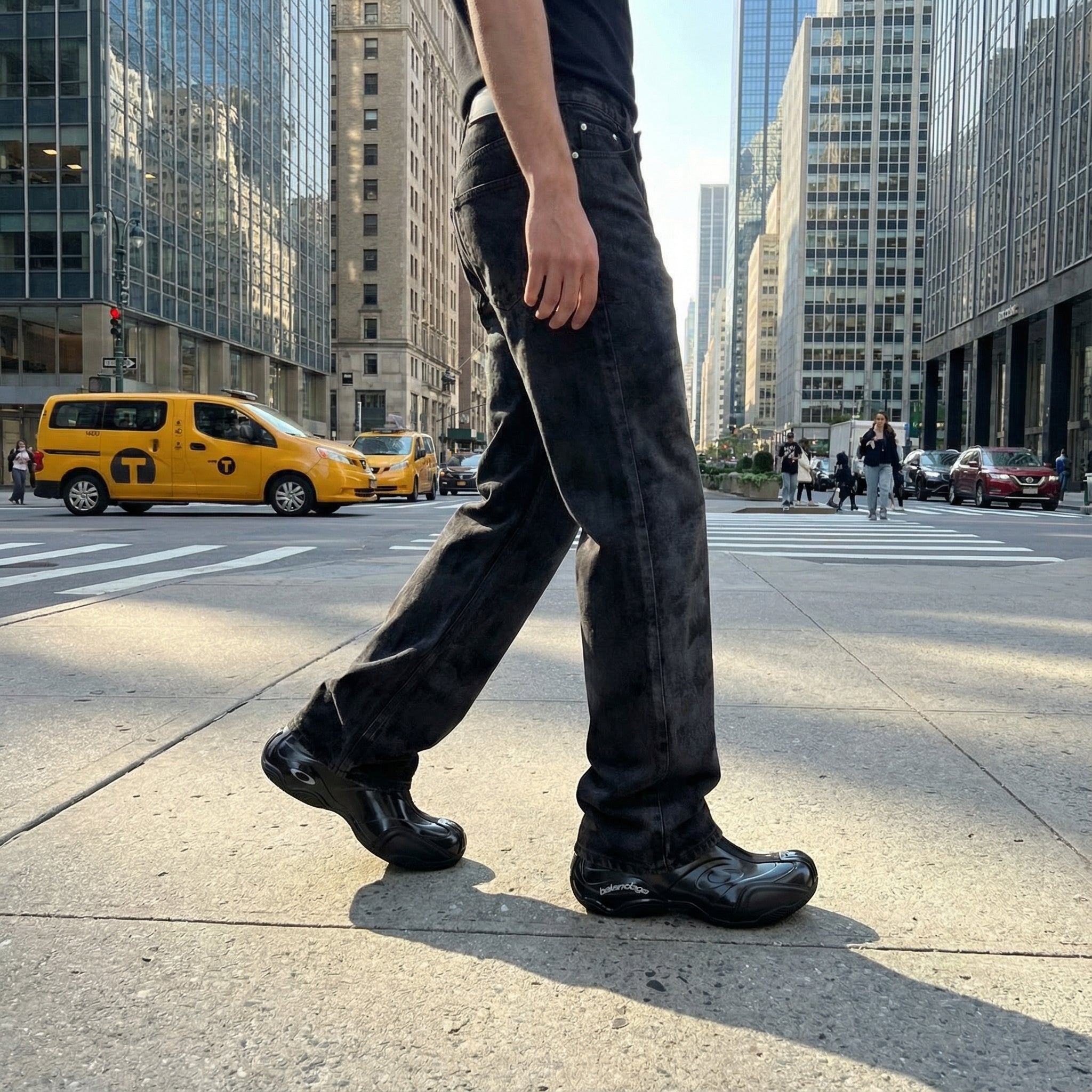 Hand Brushed Stacked Jeans