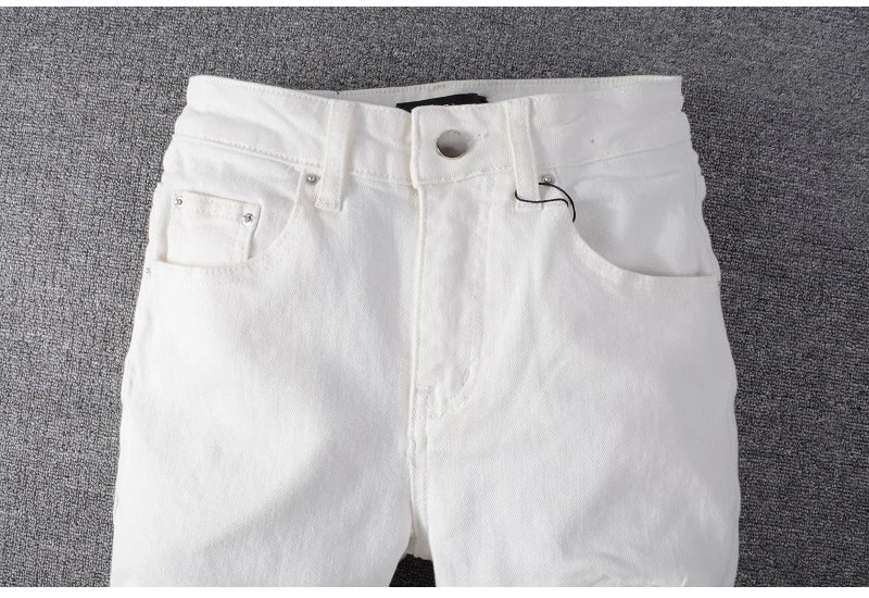Diamond White Slim Fit Jeans