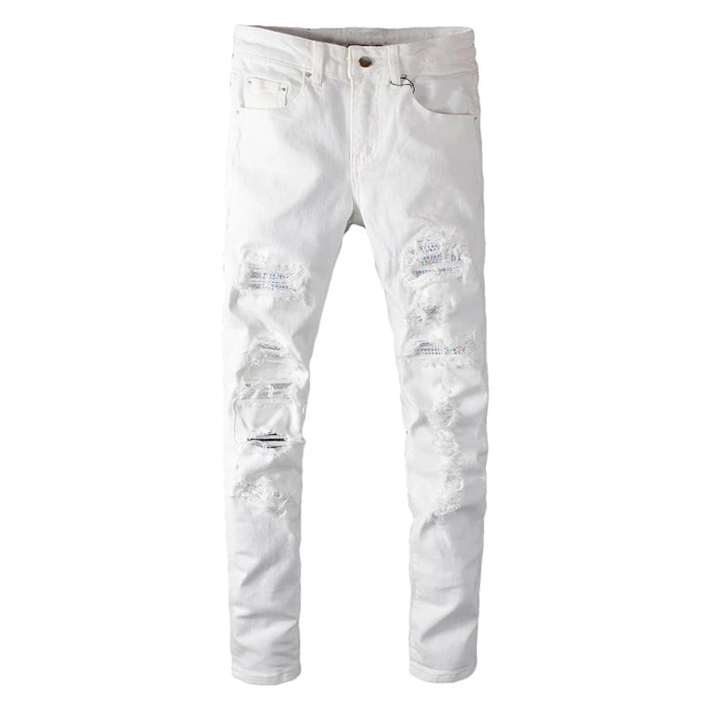 Diamond White Slim Fit Jeans