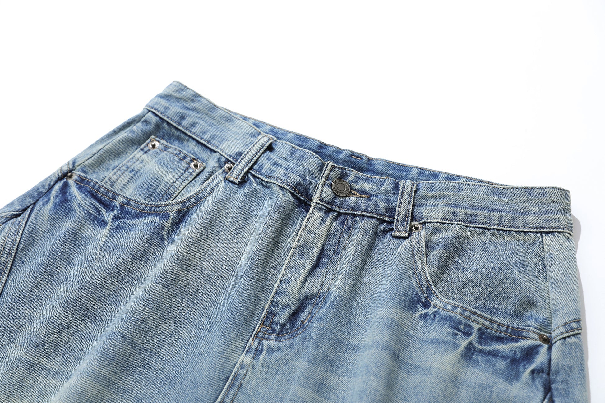 Light Blue Vintage Korean Jorts
