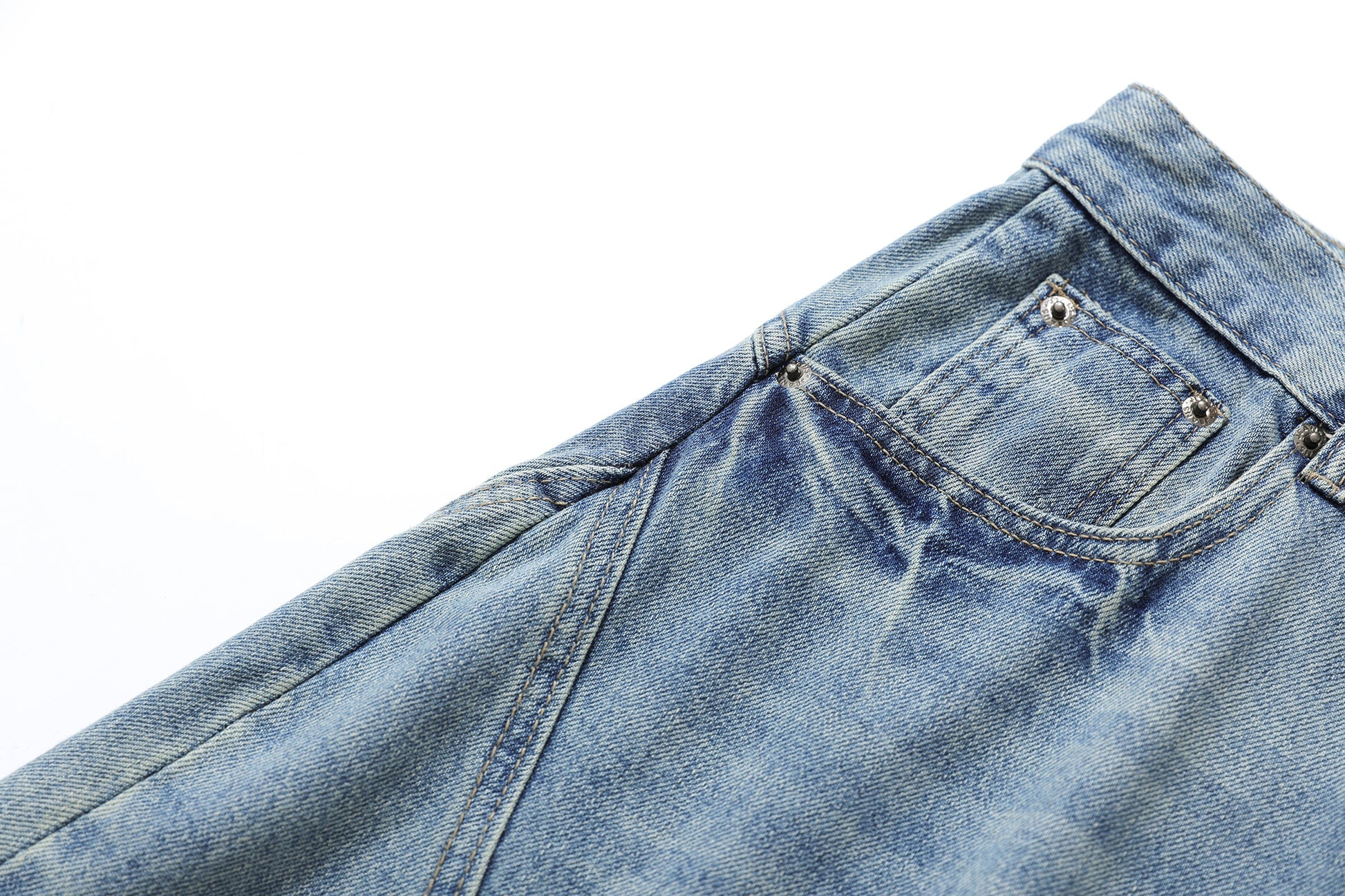 Light Blue Vintage Korean Jorts