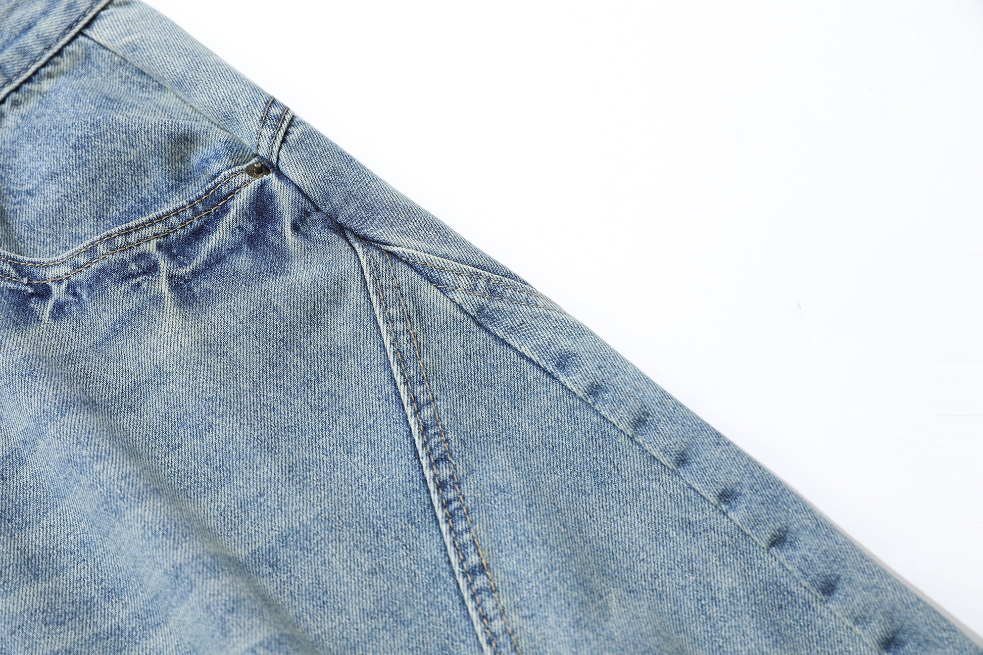 Light Blue Vintage Korean Jorts