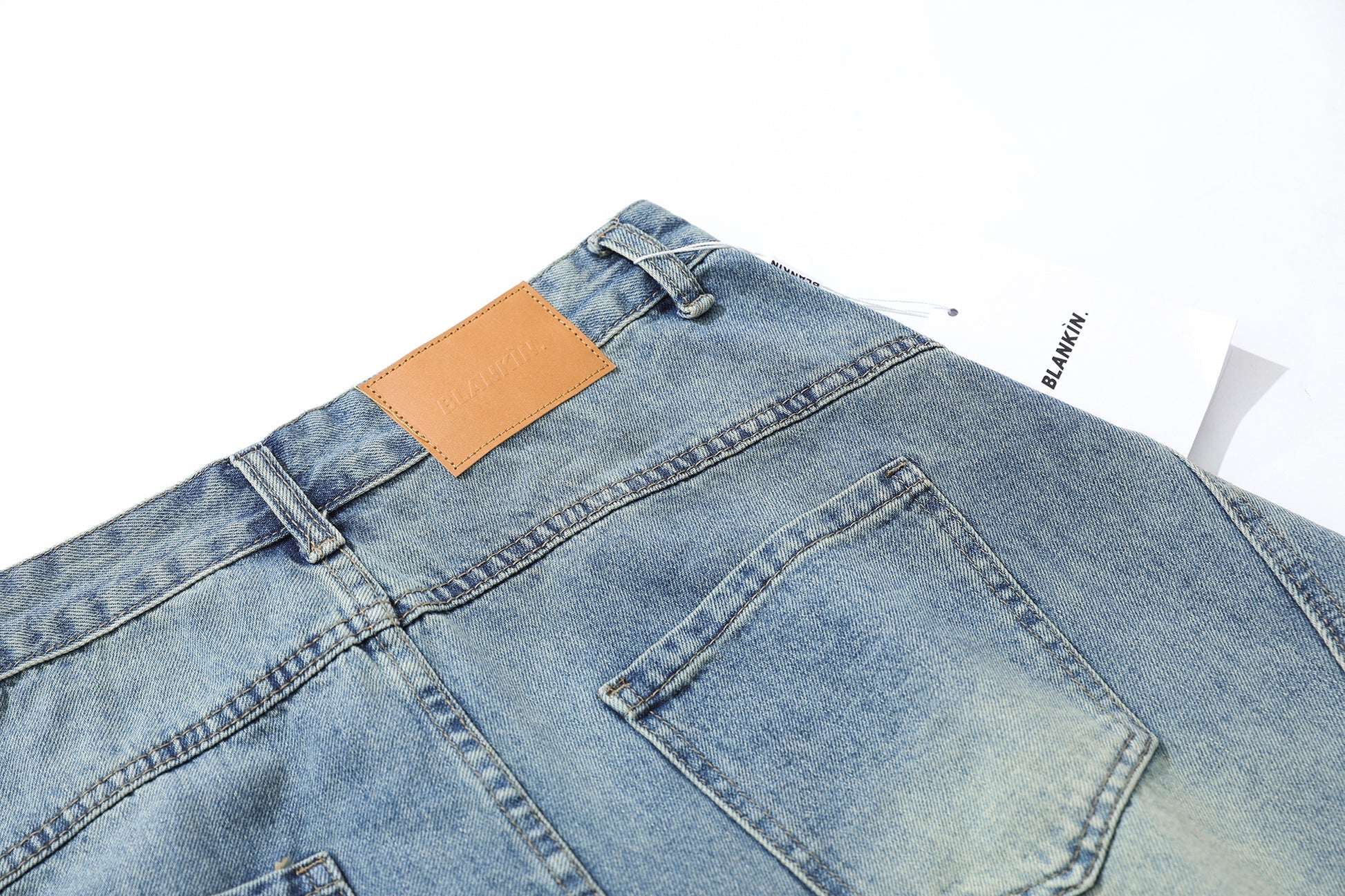 Light Blue Vintage Korean Jorts