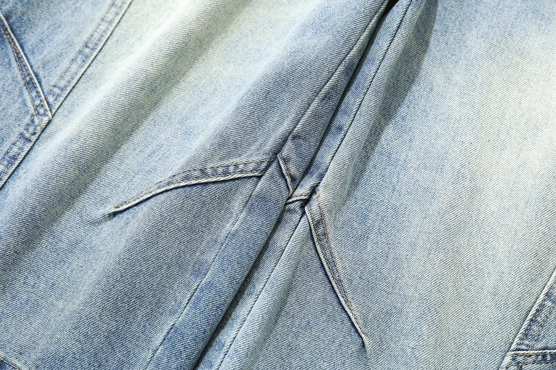 Light Blue Vintage Korean Jorts