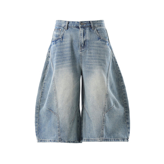 Light Blue Vintage Korean Jorts