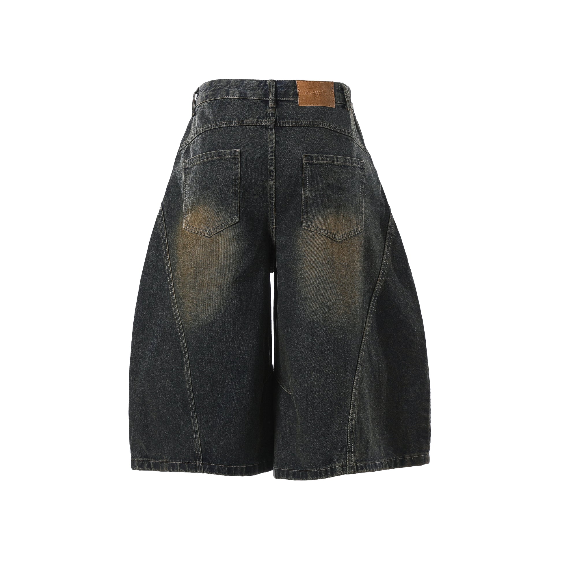 Retro Blue Vintage Korean Jorts