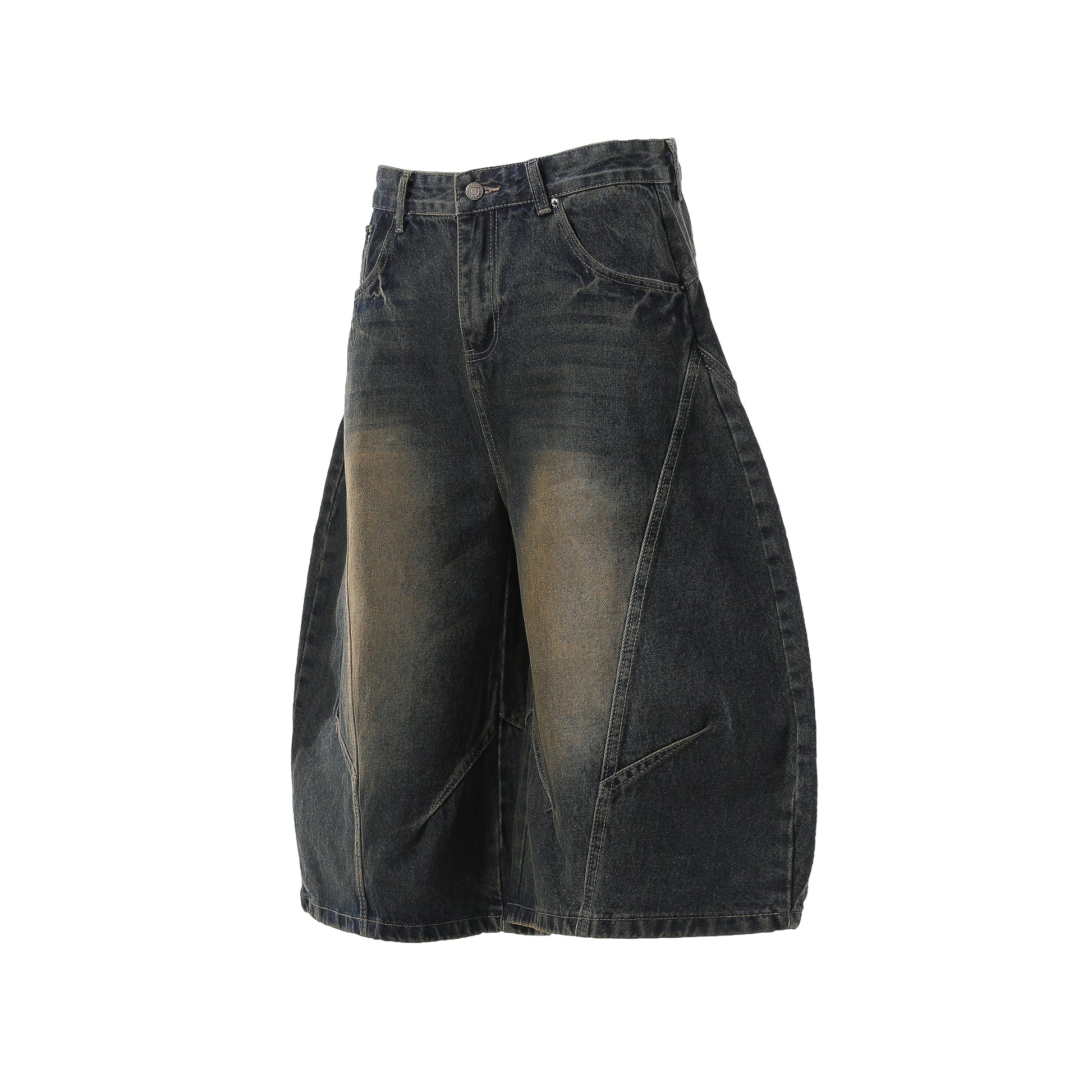 Retro Blue Vintage Korean Jorts