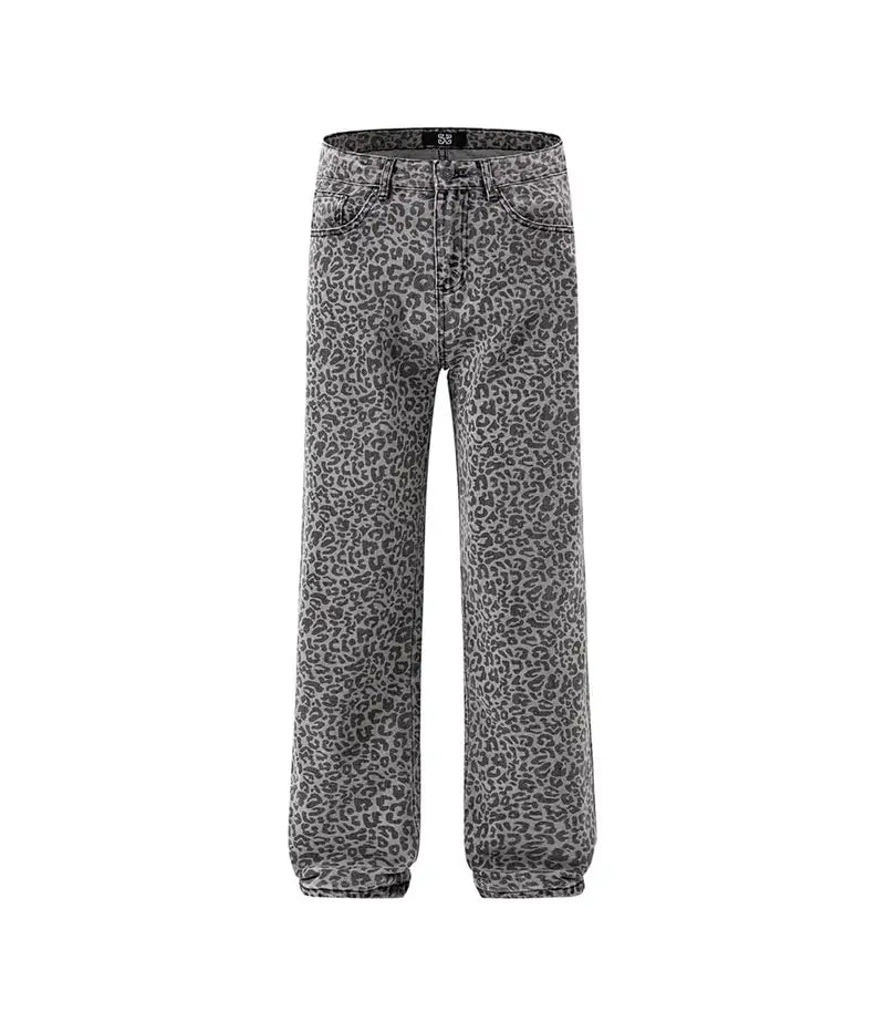 Leopard Relaxed Jeans