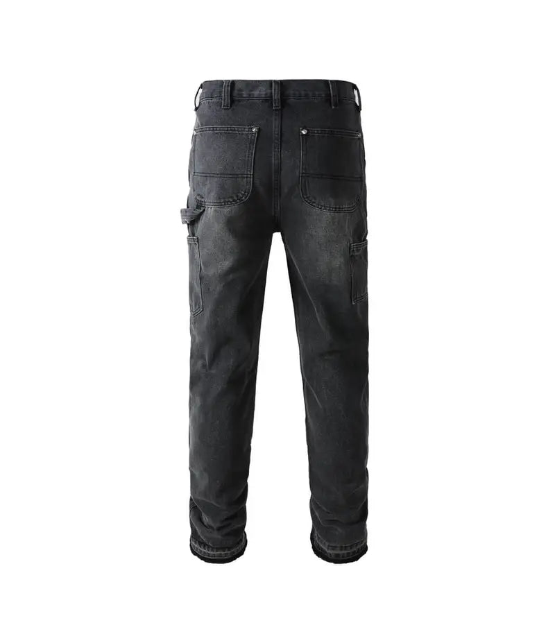 Dark Grey Chaps Slim Fit Jeans