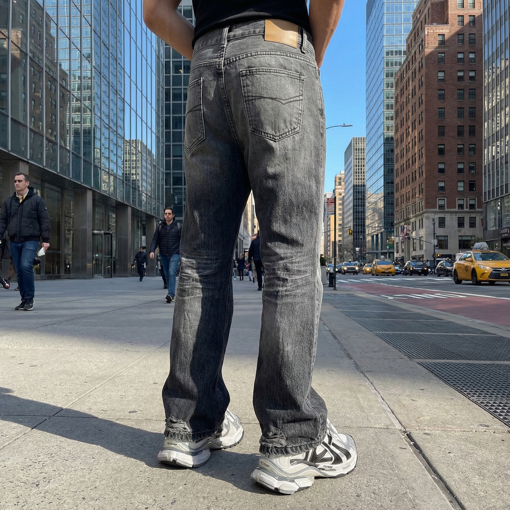 Ripped Stacked Jeans