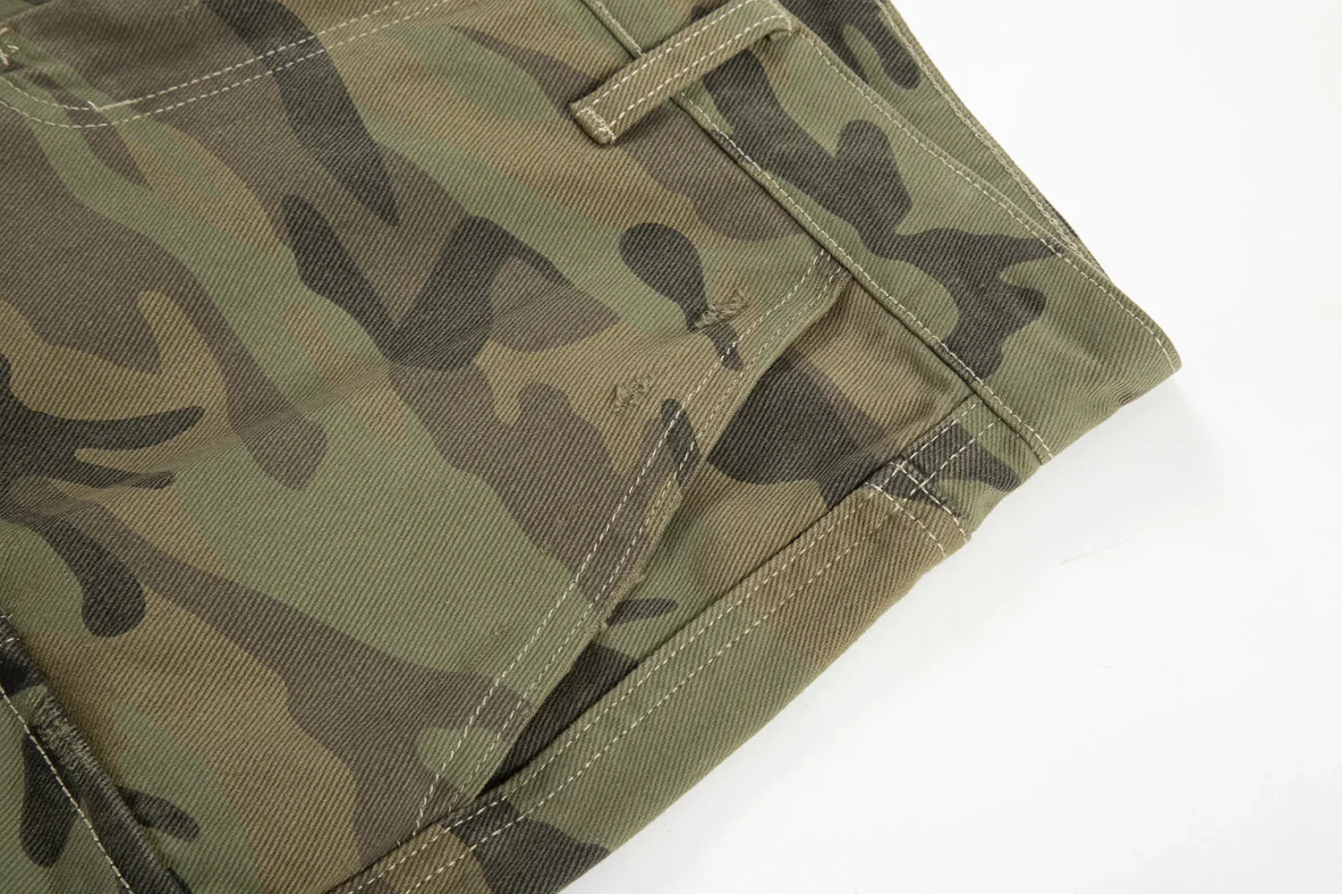 Camo Flared Jeans