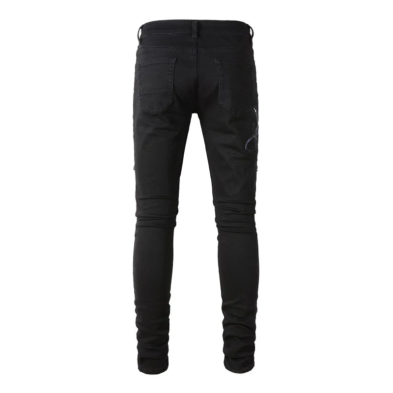 Black Mamba Skinny Jeans