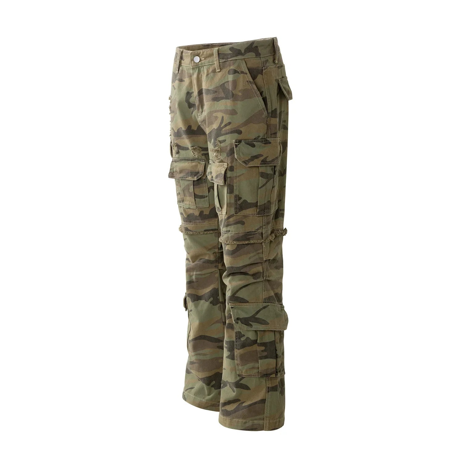 Camo Flared Jeans