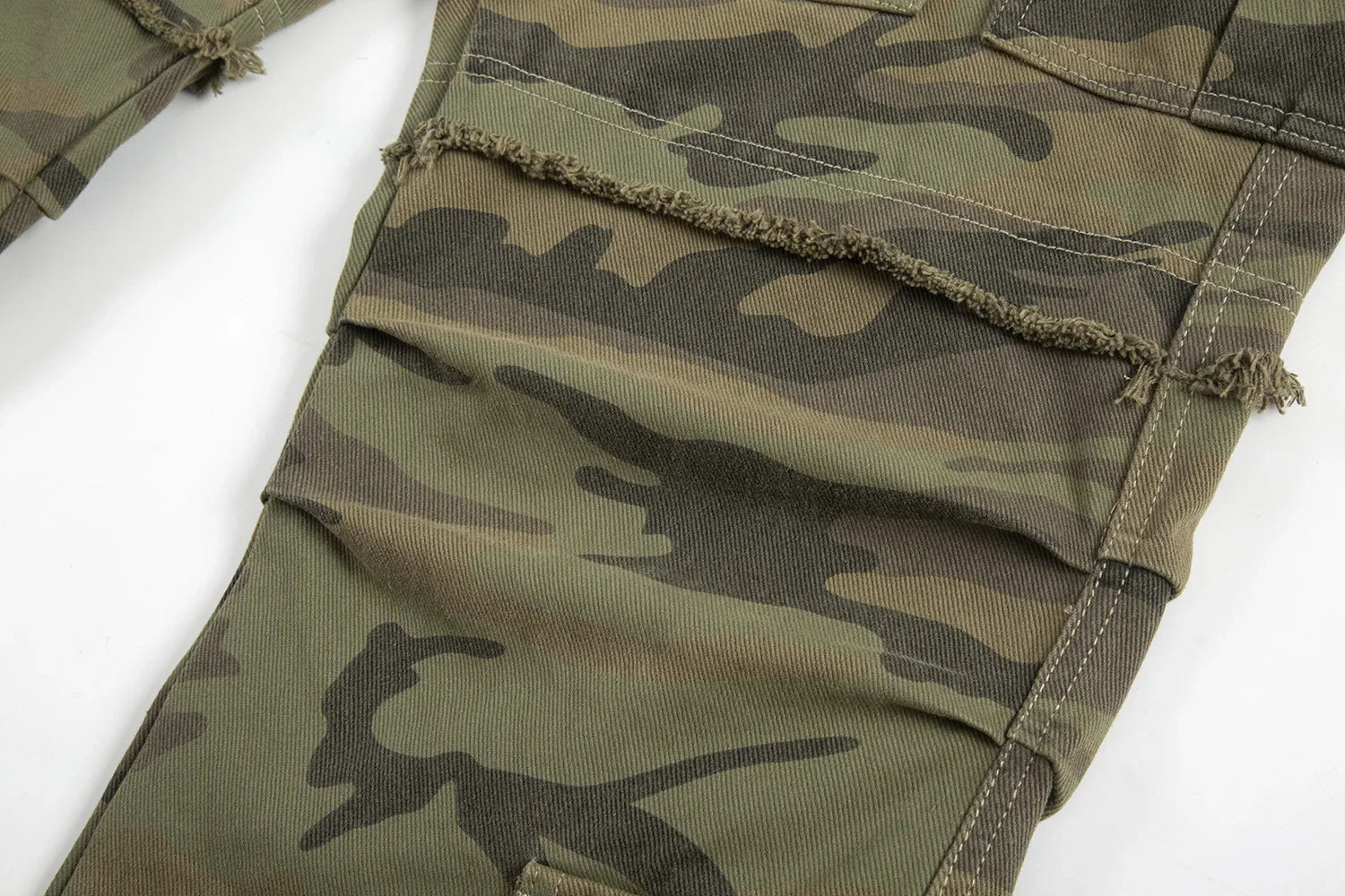 Camo Flared Jeans