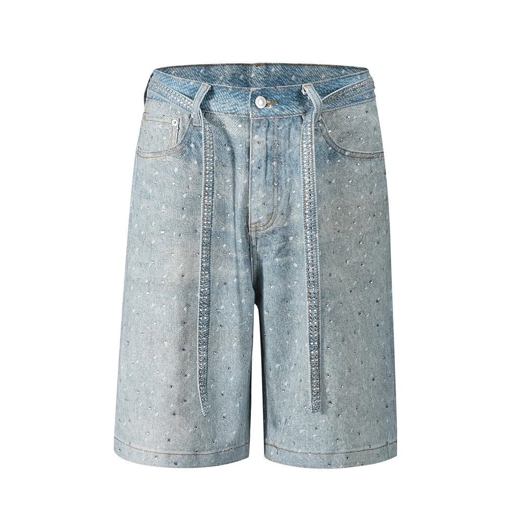Blue Diamonds Jorts