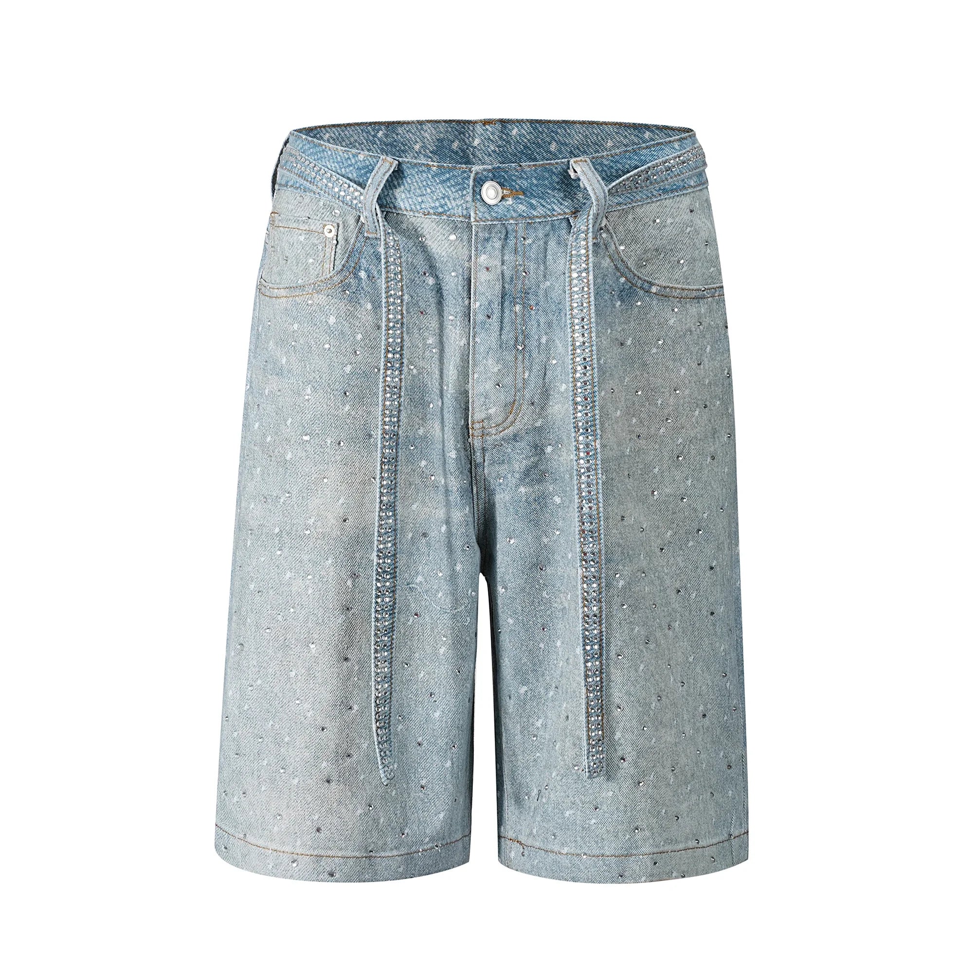 Blue Diamonds Jorts