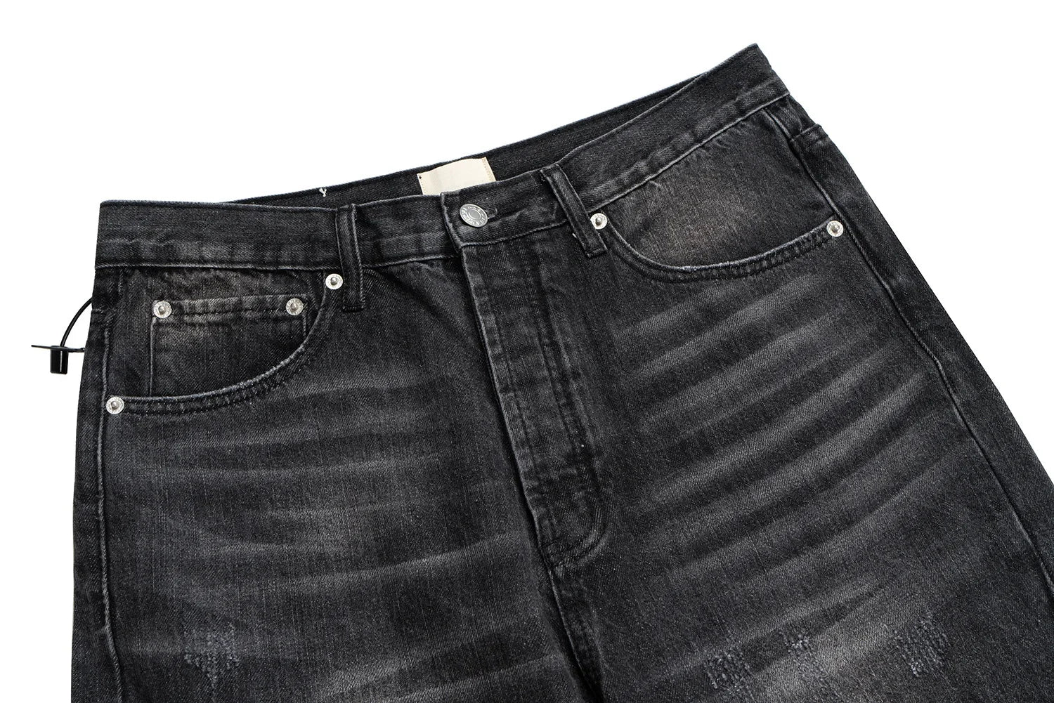 Splattered Paint Gray Flared Jeans