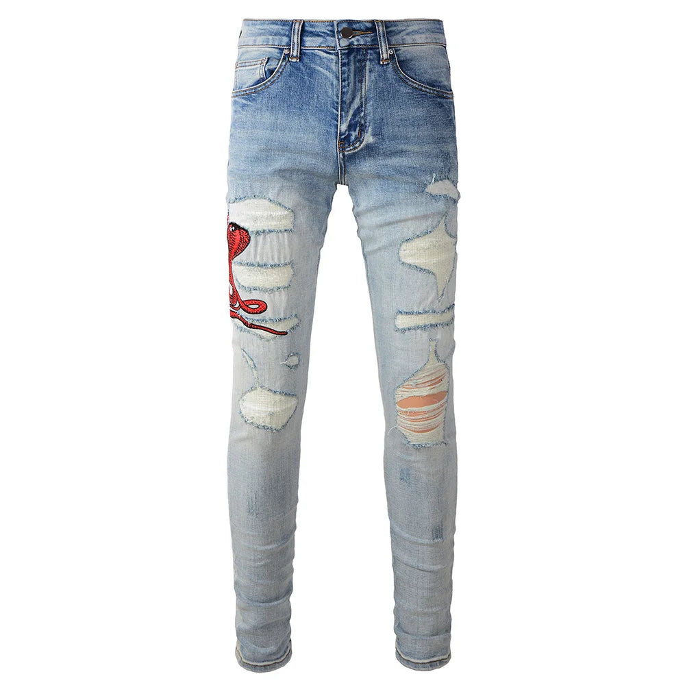 Red Mamba Skinny Jeans