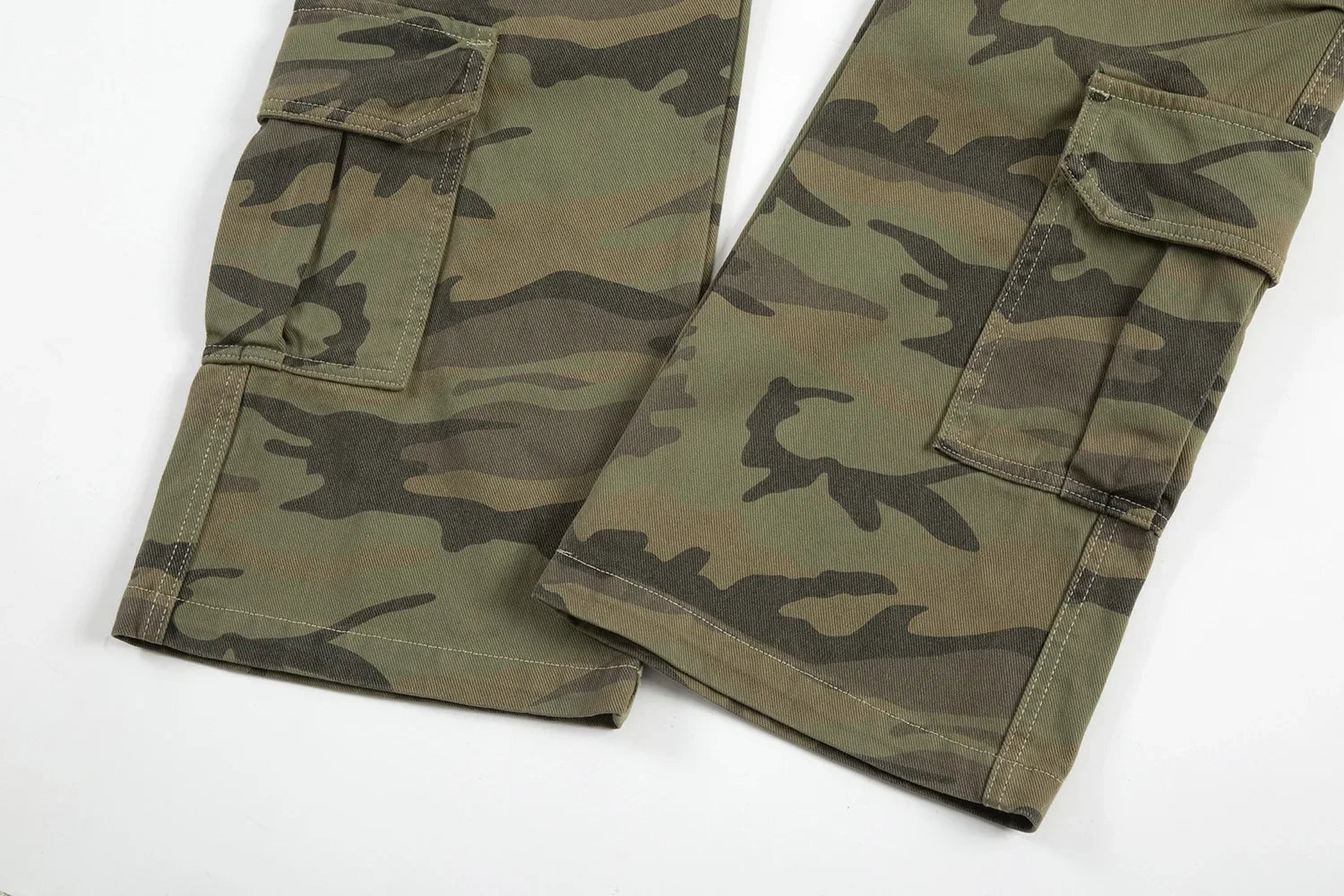 Camo Flared Jeans