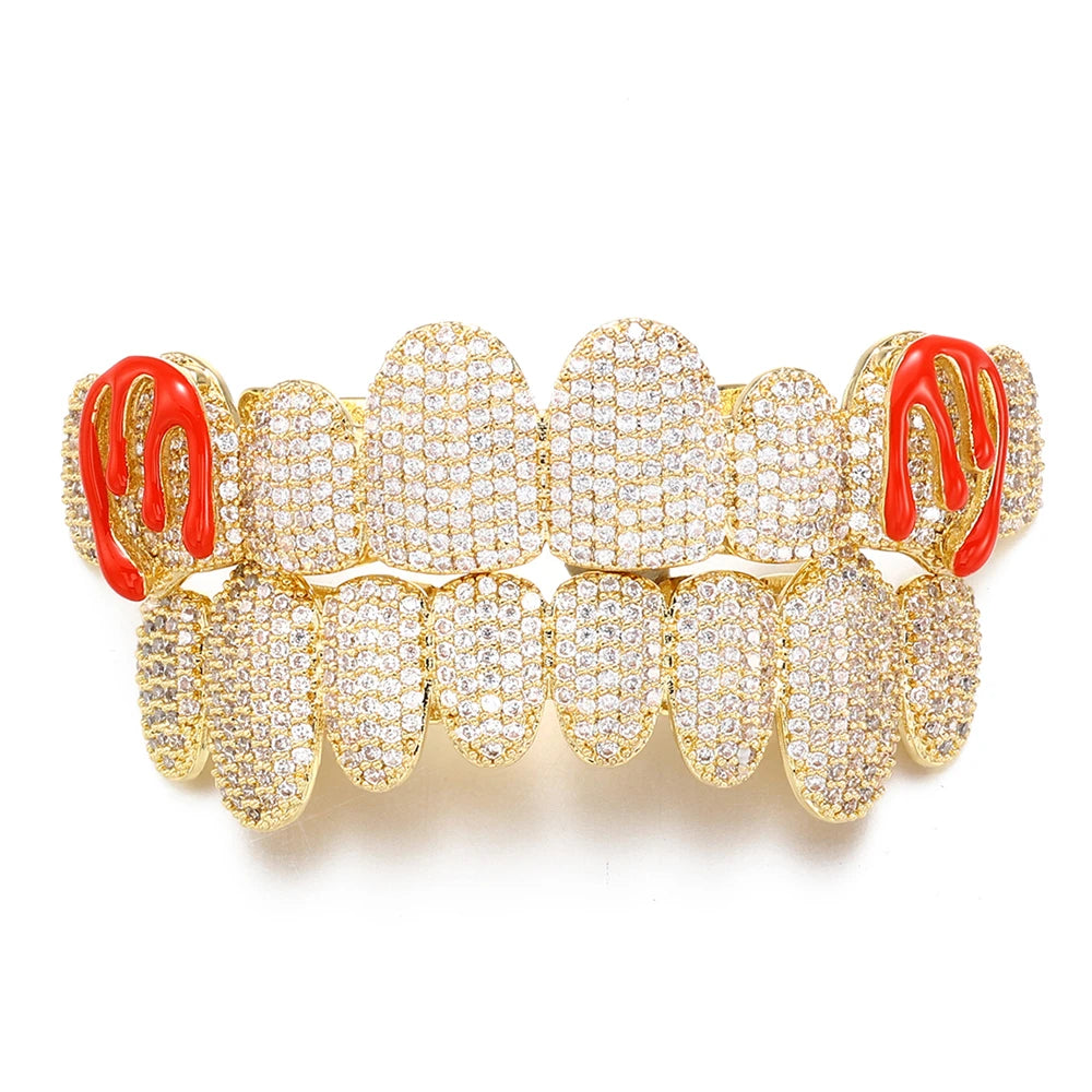 Pure ice blood Grillz 6x6