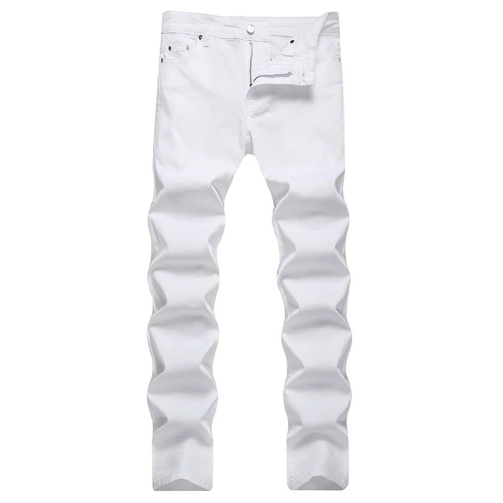 Classic White Slim Fit Jeans