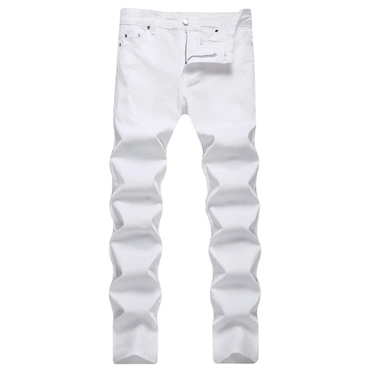 Classic White Slim Fit Jeans