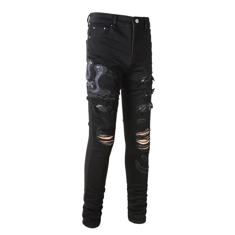 Black Mamba Skinny Jeans