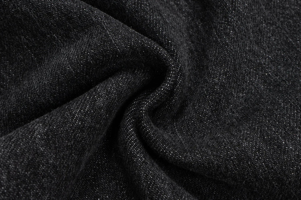 Splattered Paint Gray Flared Jeans