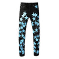 Light Blue Stars Skinny Jeans