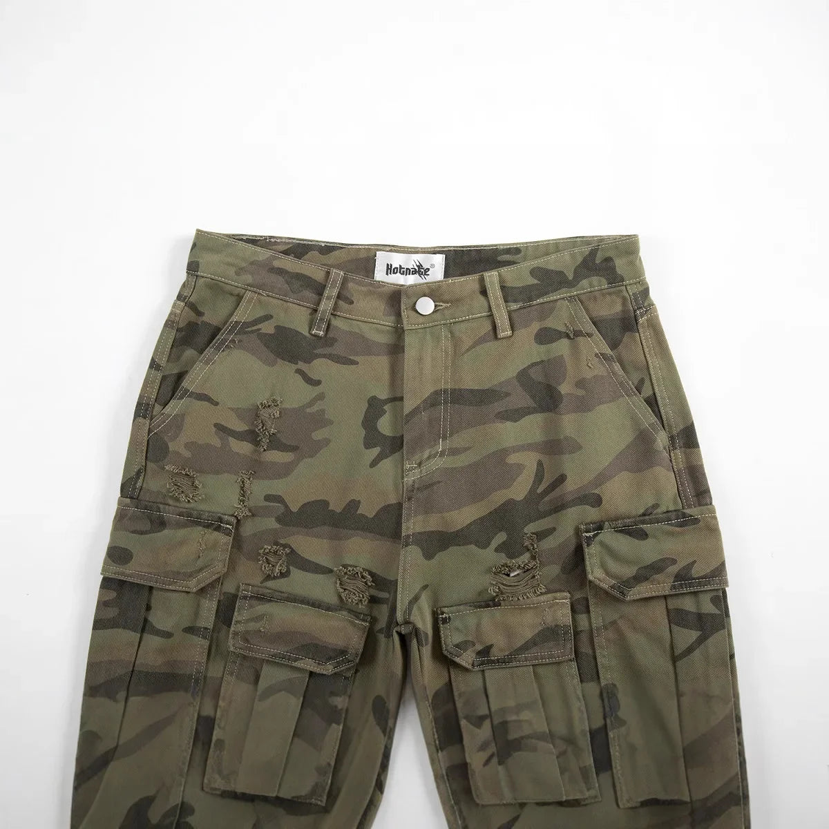 Camo Flared Jeans