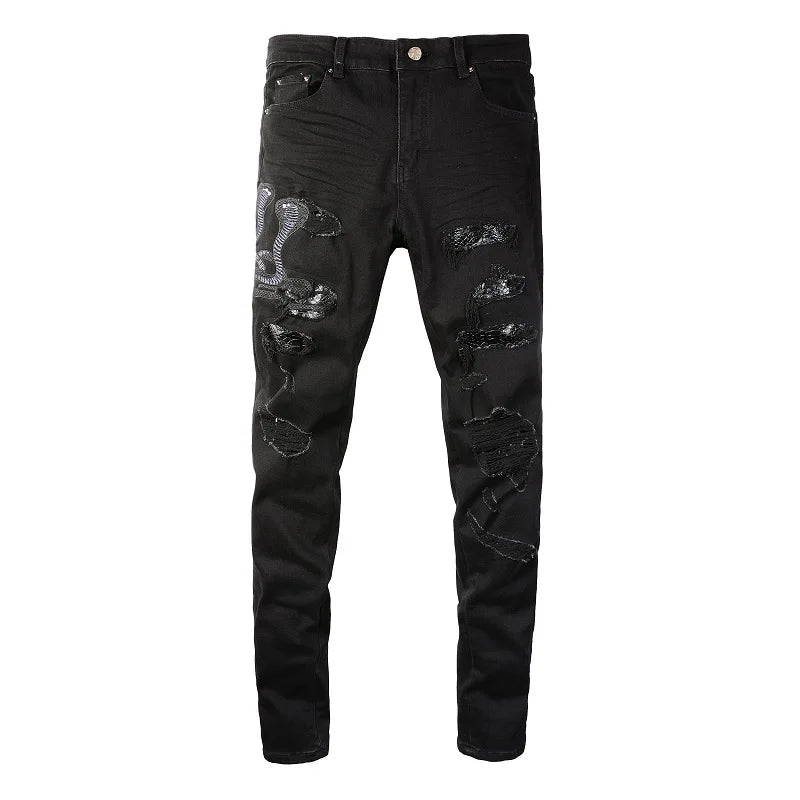 Black Mamba Skinny Jeans