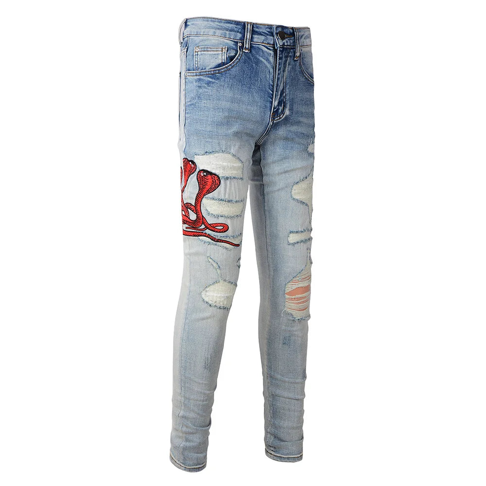 Red Mamba Skinny Jeans