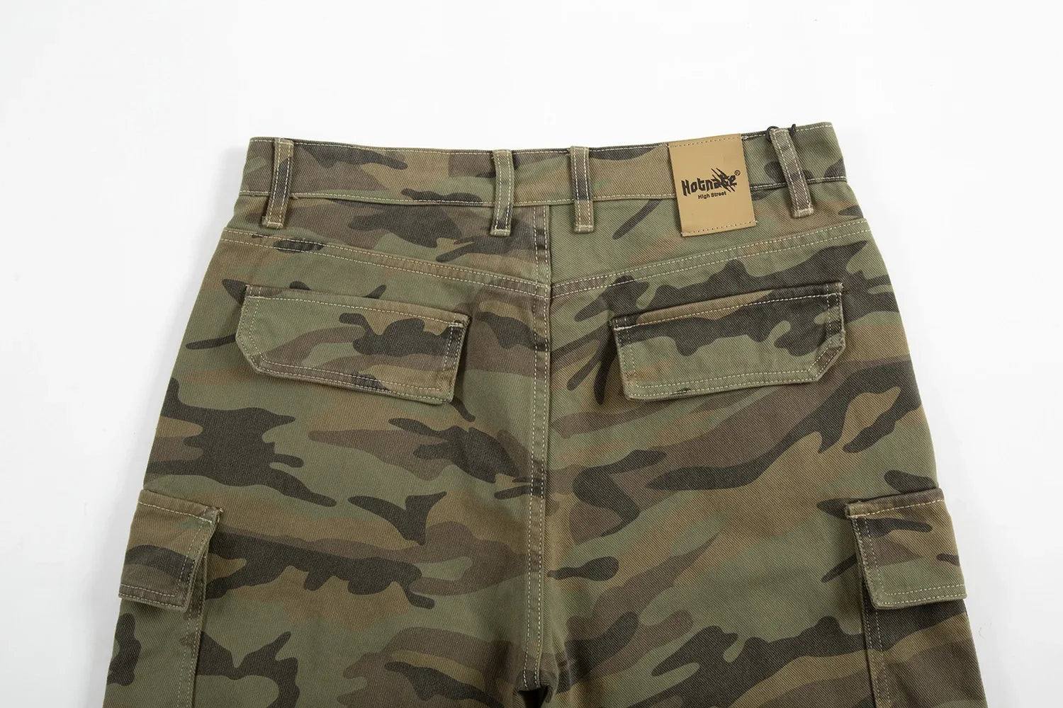 Camo Flared Jeans