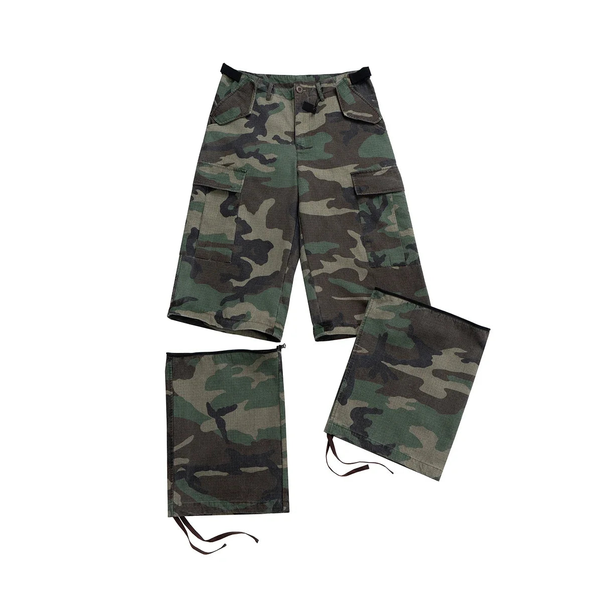 Detachable Camo Jeans