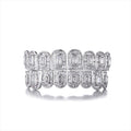 Iced-out baguette Grillz 8x8