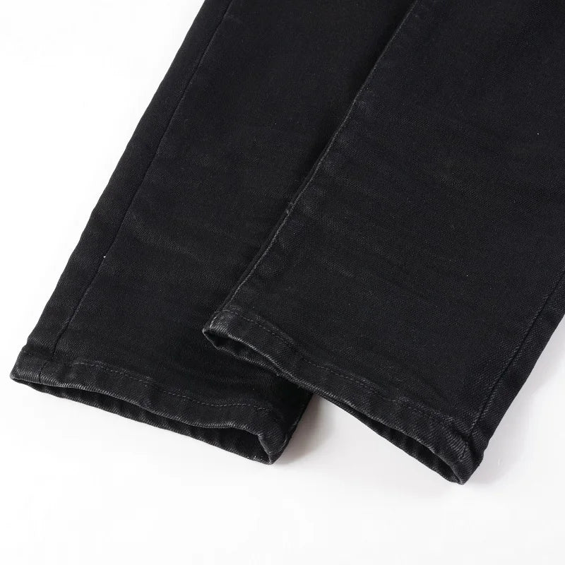Classic Black Ripped Skinny Jeans