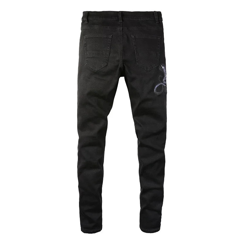 Black Mamba Skinny Jeans