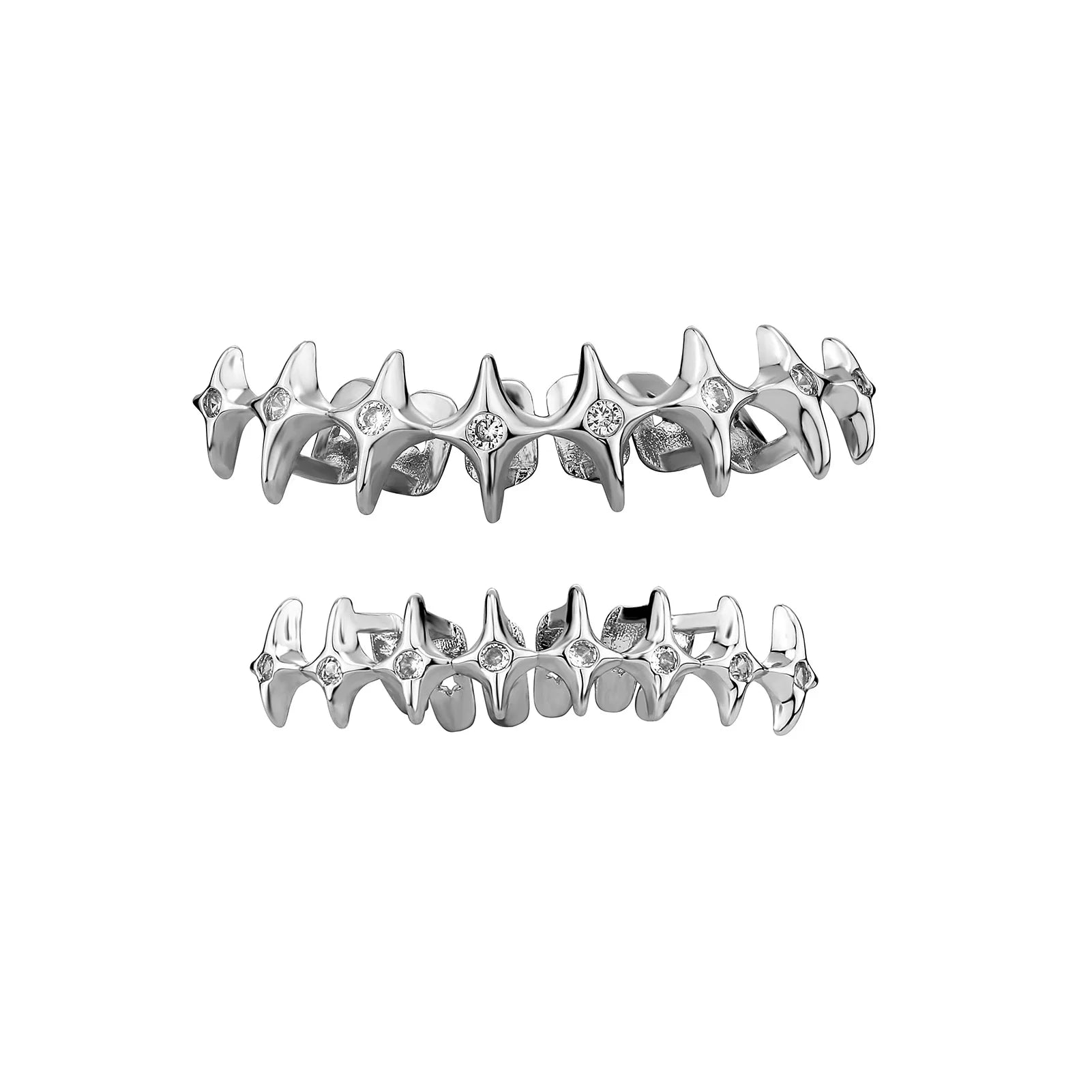 Star spikes Grillz 8x8