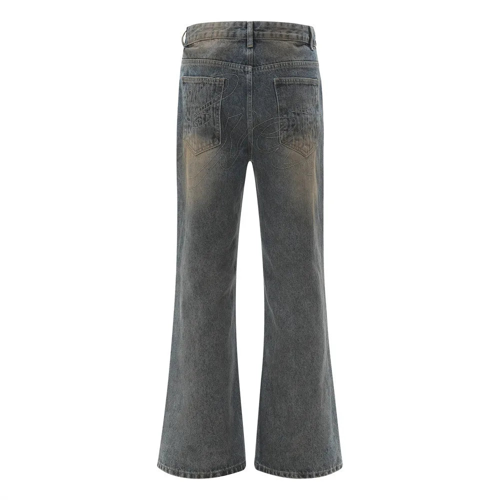 Graffiti Flared Jeans