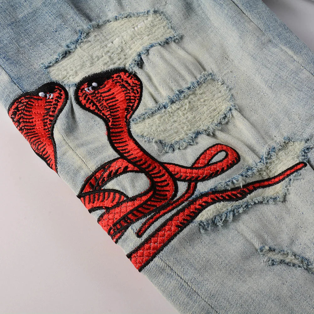 Red Mamba Skinny Jeans