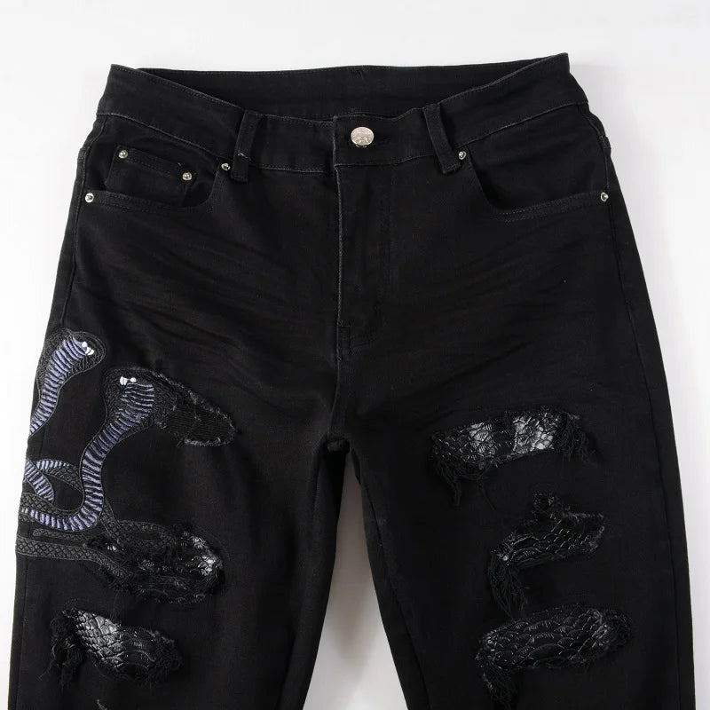 Black Mamba Skinny Jeans