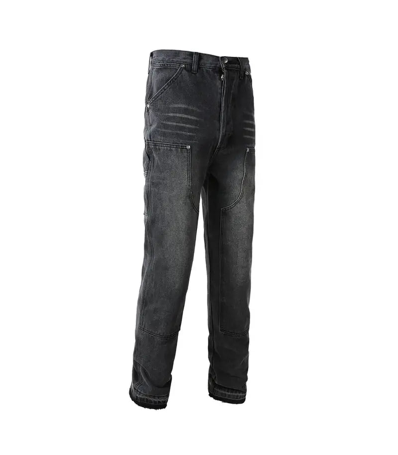 Dark Grey Chaps Slim Fit Jeans