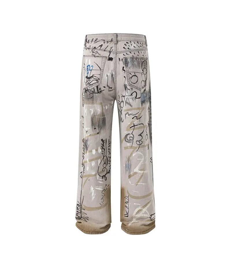 Graffiti Relaxed Jeans